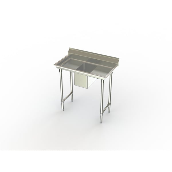 Convenience Store Sinks 1 Comp, 11.5" Drainboard, 14"WX10" L-R Bowl